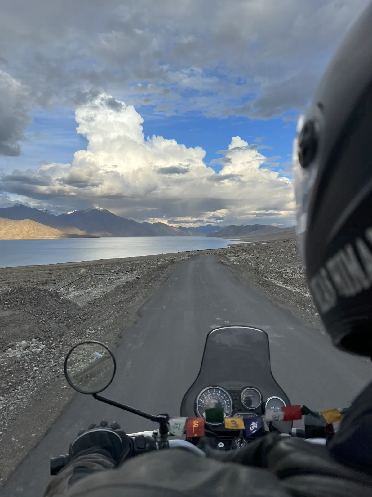 A traveller's own photo of Pangong Lake