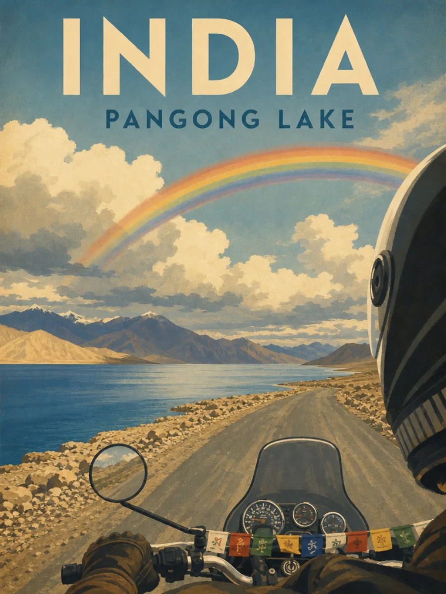 The same place turned into a 1950s-style travel poster